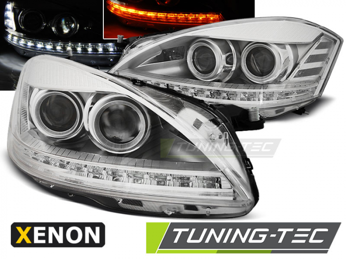 Faruri MERCEDES W221 05-09 DAYLIGHT HID CROM [1]
