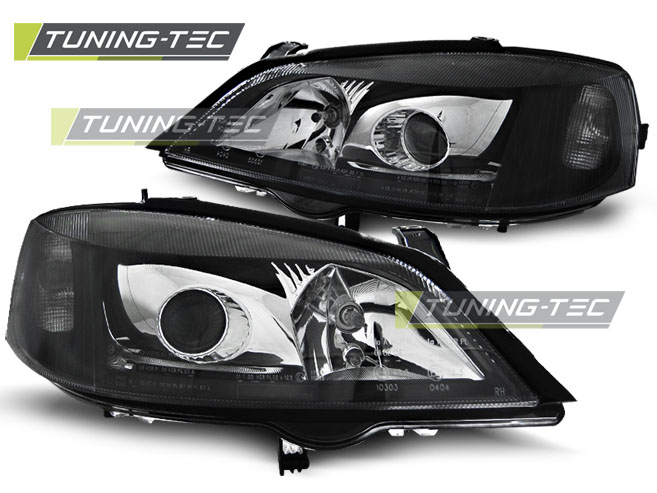 Faruri OPEL ASTRA G 09.97-02.04 NEGRU H7 [1]