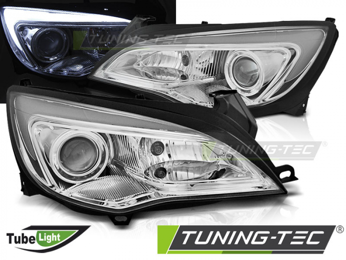 Faruri OPEL ASTRA J 10-15 Daylight Tub True DRL Crom  [1]