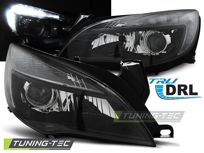 Faruri OPEL ASTRA J 10- NEGRU TRU DRL [1]