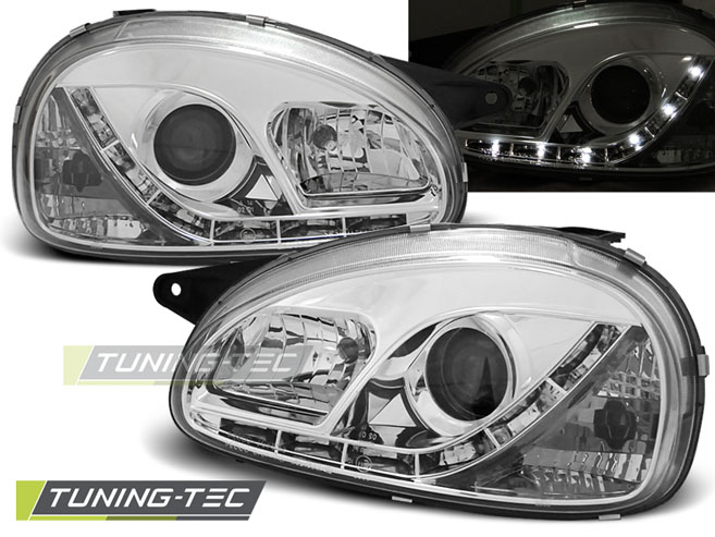 Faruri OPEL CORSA B 02.93-10.00 DAYLIGHT CROM [1]