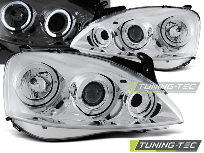 Faruri OPEL CORSA C 11.00 - 09.06 ANGEL EYES CROM [1]
