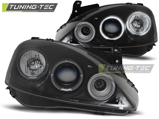 Faruri OPEL CORSA C 11.00-09.06 ANGEL EYES NEGRU [1]