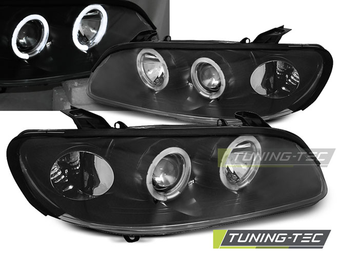 Faruri OPEL OMEGA B 04.94-08.99 ANGEL EYES NEGRU [1]