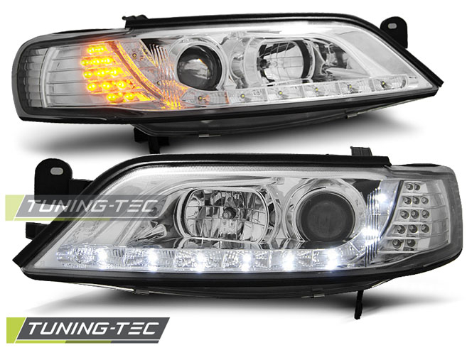 Faruri OPEL VECTRA B 11.96-12.98 DAYLIGHT CROM LED INDICATOR [1]