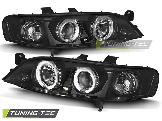 Faruri OPEL VECTRA B 99-03.02 ANGEL EYES NEGRU [1]