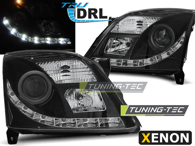 Faruri OPEL VECTRA C 04.02-08.05 TRU DRL NEGRU XENON D2S [1]