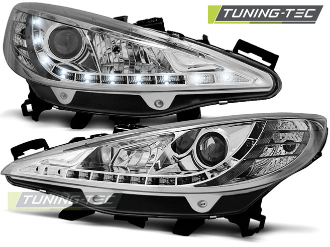 Faruri PEUGEOT 207 05.06-06.12 DAYLIGHT CROM [1]