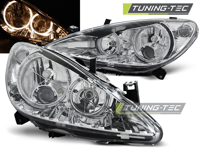 Faruri PEUGEOT 307 04.01-06.05 ANGEL EYES CROM [1]