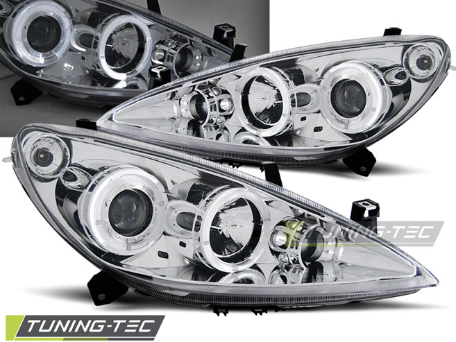Faruri PEUGEOT 307 04.01-06.05 ANGEL EYES CROM [1]