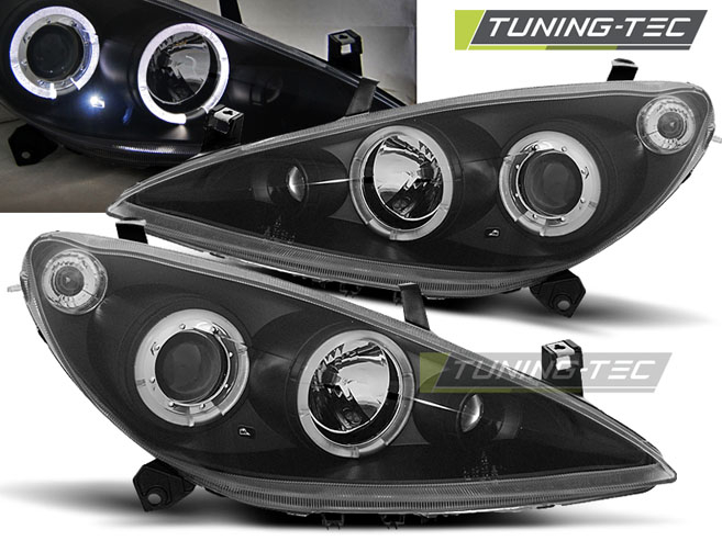 Faruri PEUGEOT 307 04.01-06.05 ANGEL EYES NEGRU [1]