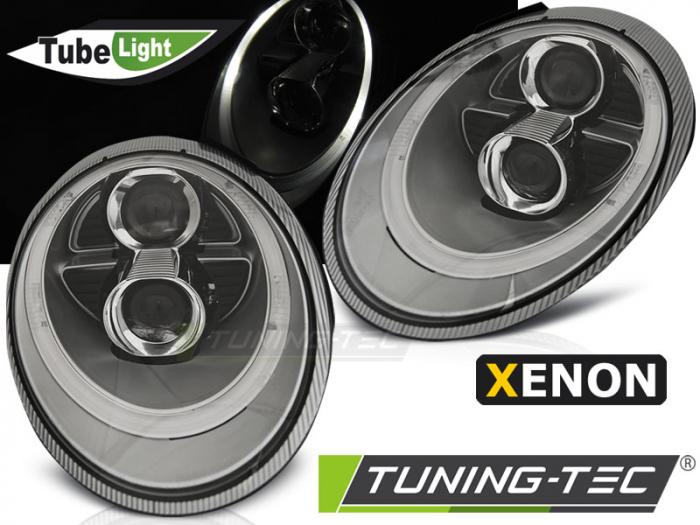 Faruri PORSCHE 911 (997) 04-09 SILVER TUBE LIGHT HID XENON [1]