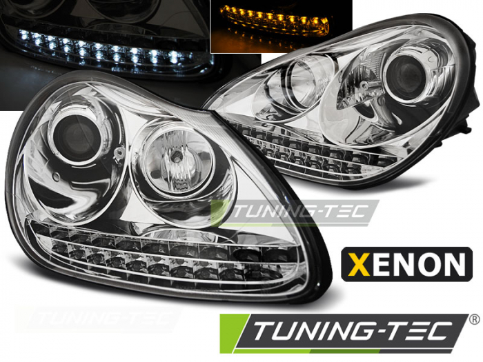 Faruri PORSCHE CAYENNE 02-06 DAYLIGHT CROM HID XENON [1]