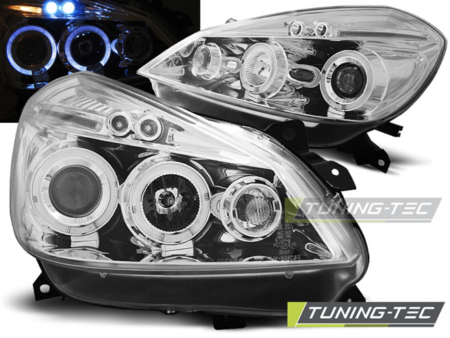 Faruri RENAULT CLIO 3 05-09 CROM ANGEL EYES [1]