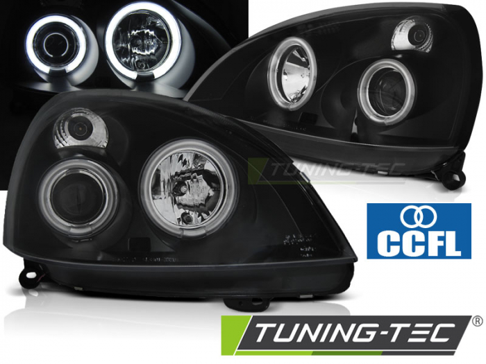 Faruri RENAULT CLIO II 06.01-09.05 ANGEL EYES CCFL NEGRU [1]
