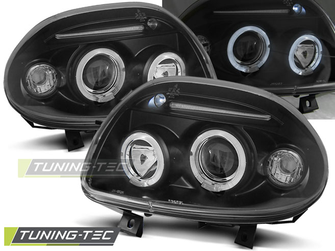 Faruri RENAULT CLIO II 09.98-05.01 ANGEL EYES NEGRU [1]