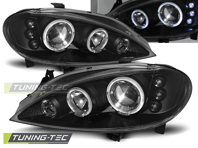 Faruri RENAULT MEGANE 03.99-10.02 ANGEL EYES NEGRU [1]