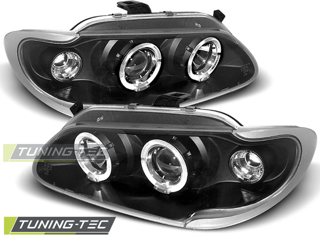 Faruri RENAULT MEGANE / SCENIC 96-99 ANGEL EYES NEGRU [1]