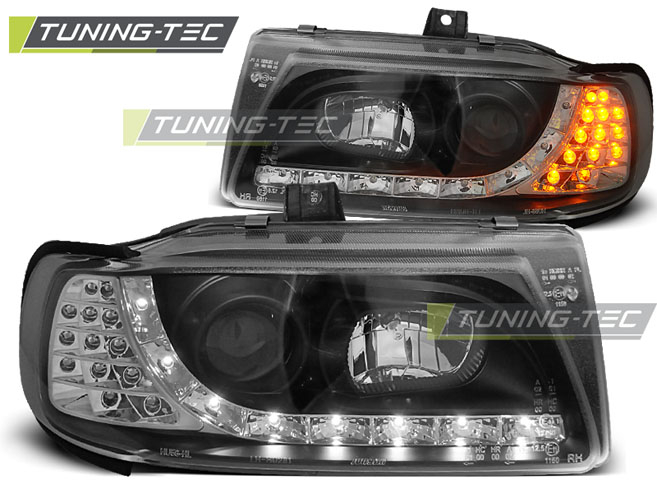 Faruri SEAT IBIZA/CORDOBA/POLO VARIANT, SEDAN 10.93-08.99 DAYLIGHT NEGRU [1]
