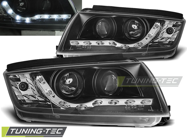 Faruri SKODA FABIA 12.99-08 DAYLIGHT NEGRU [1]