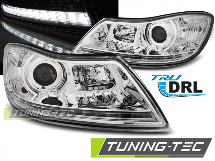 Faruri SKODA OCTAVIA 09-12 DAYLIGHT CROM DRL [1]