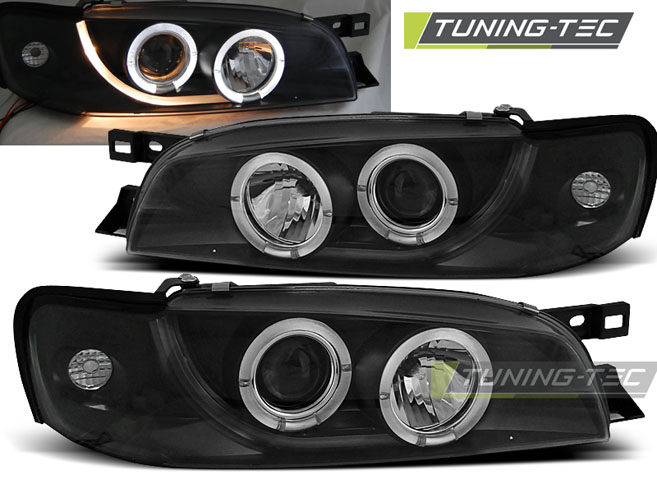 Faruri SUBARU IMPREZA 05.93-10.00 ANGEL EYES NEGRU [1]