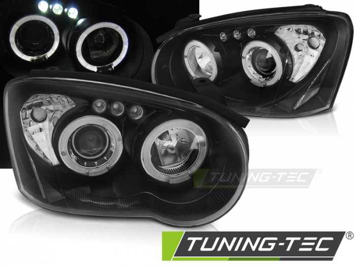 Faruri SUBARU IMPREZA II GD 03-05 ANGEL EYES NEGRU [1]