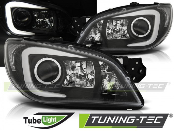 Faruri SUBARU IMPREZA II GD 06-07 TUBE LIGHT NEGRU [1]