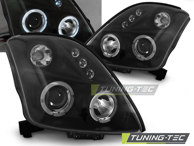 Faruri SUZUKI SWIFT 05.05-10 ANGEL EYES NEGRU [1]