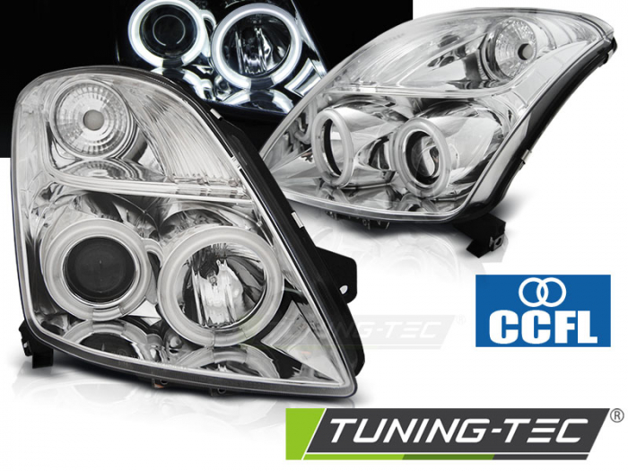 Faruri SUZUKI SWIFT 05.05-10 CCFL ANGEL EYES CROM [1]