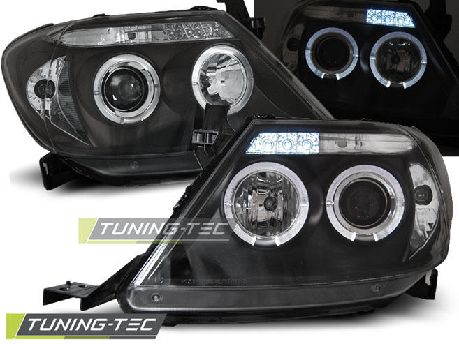 Faruri TOYOTA HILUX 05-11 ANGEL EYES NEGRU [1]