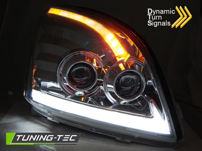 Faruri TOYOTA LAND CRUISER 120 03-09 TUBE LIGHT cu semnalizare dnamica [3]