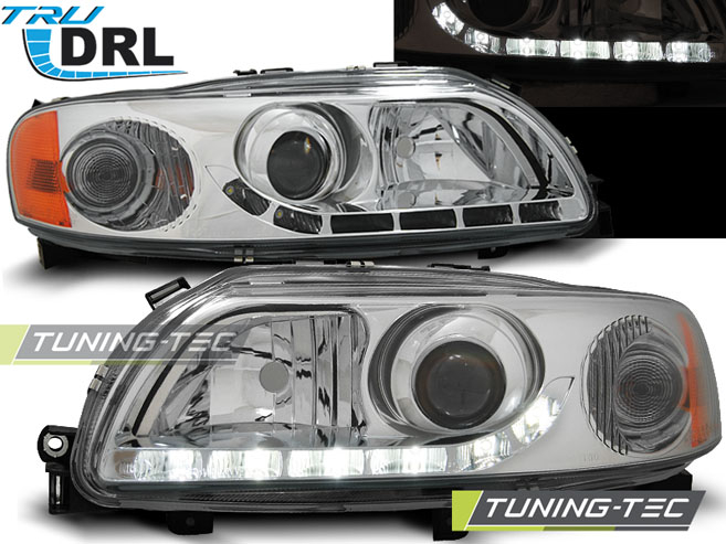 Faruri VOLVO S60 V70 00-04 CROM TRU DRL [1]