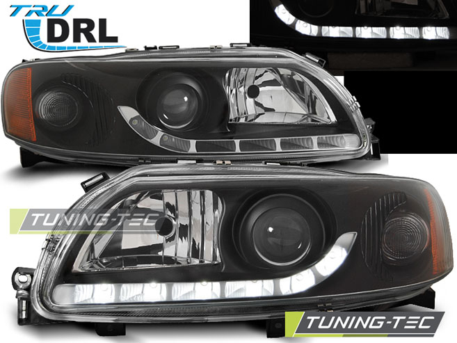 Faruri VOLVO S60 V70 00-04 NEGRU TRU DRL [1]