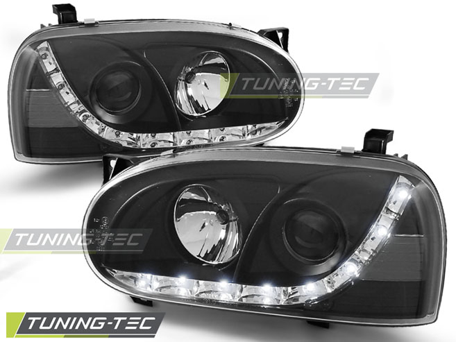 Faruri VW GOLF 3 91-97 DAYLIGHT NEGRU [1]