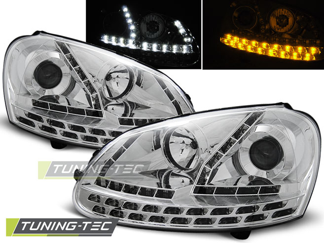 Faruri VW GOLF 5 03-08 DAYLIGHT CROM [1]