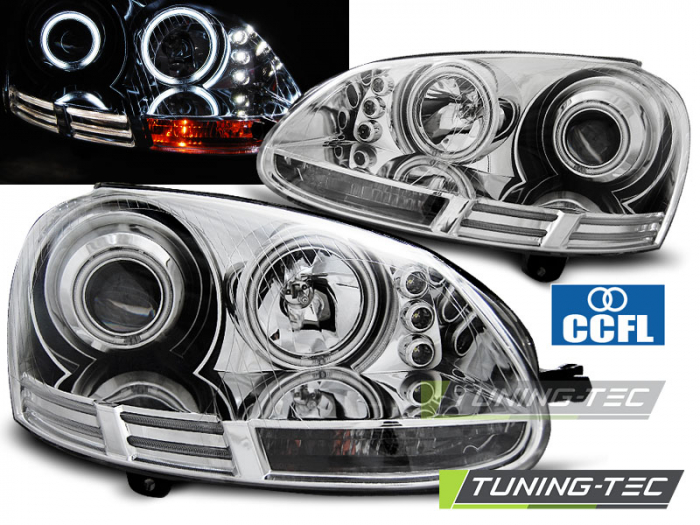 Faruri VW GOLF 5 10.03-09 ANGEL EYES CCFL CROM [1]