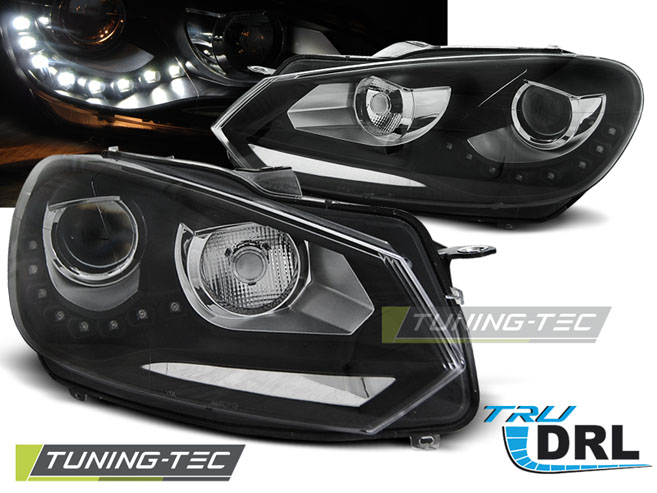 Faruri VW GOLF 6 10.08-12  DAYLIGHT NEGRU TRU DRL [1]