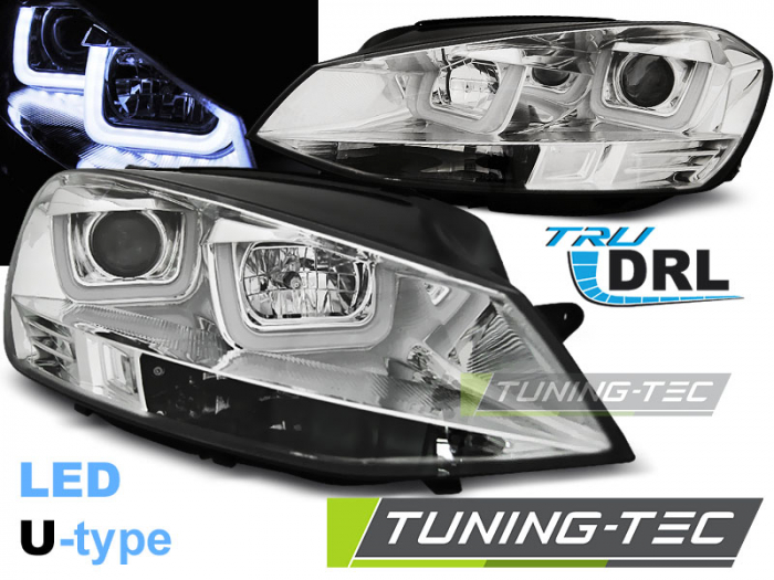 Faruri VW GOLF 7 11.12-  U-TYPE CROM [1]