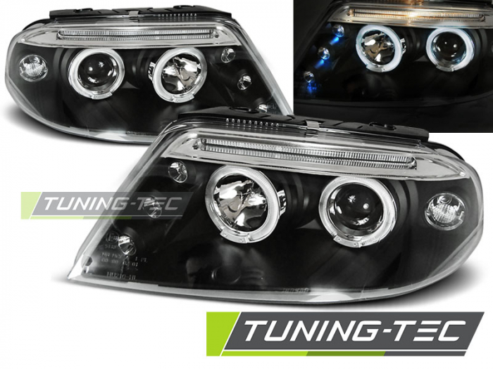 Faruri VW PASSAT 3BG 09.00-03.05 ANGEL EYES NEGRU [1]