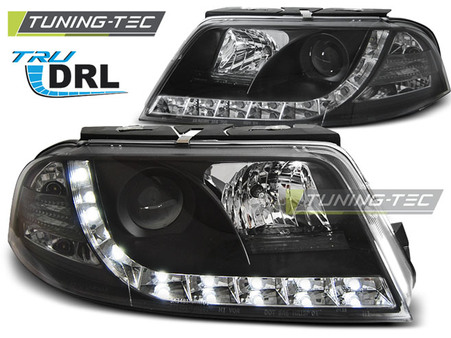 Faruri VW PASSAT 3BG 09.00-03.05 TRU DRL NEGRU [1]