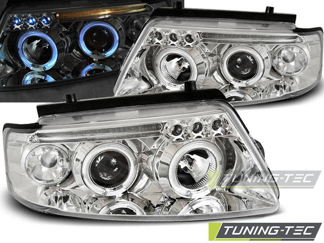 Faruri VW PASSAT B5 3B 11.96-08.00 ANGEL EYES CROM [1]