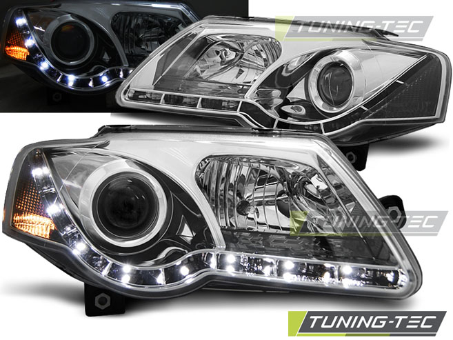 Faruri VW PASSAT B6 3C 03.05-10 DAYLIGHT CROM [1]