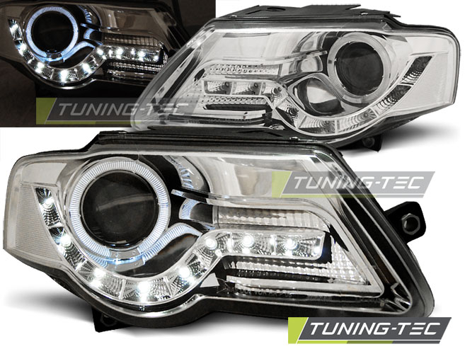 Faruri VW PASSAT B6 3C 03.05-10 DAYLIGHT CROM [1]