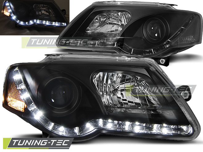 Faruri VW PASSAT B6 3C 03.05-10 DAYLIGHT NEGRU [1]
