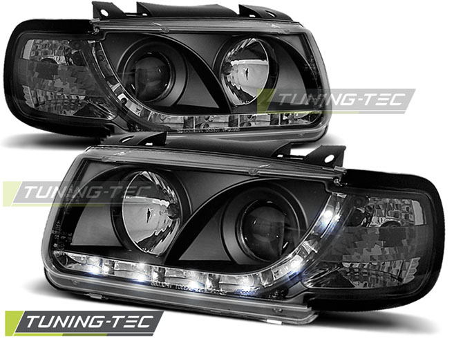 Faruri VW POLO 6N 10.94-09.99 HATCHBACK DAYLIGHT NEGRU [1]