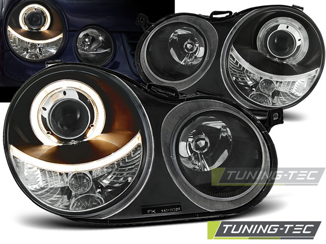 Faruri VW POLO 9N 11.01-04.05 ANGEL EYES NEGRU [1]