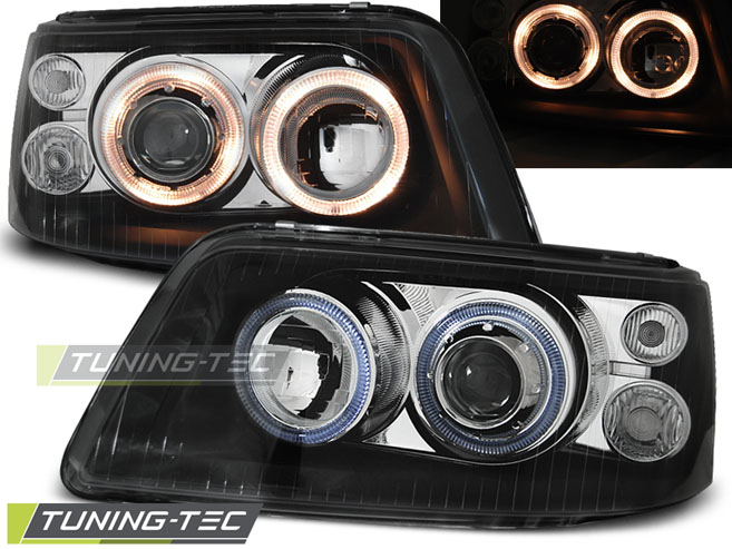 Faruri VW T5 04.03-08.09 ANGEL EYES NEGRU [1]
