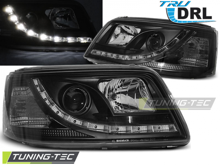 Faruri VW T5 04.03-08.09 TRU DRL NEGRU [1]