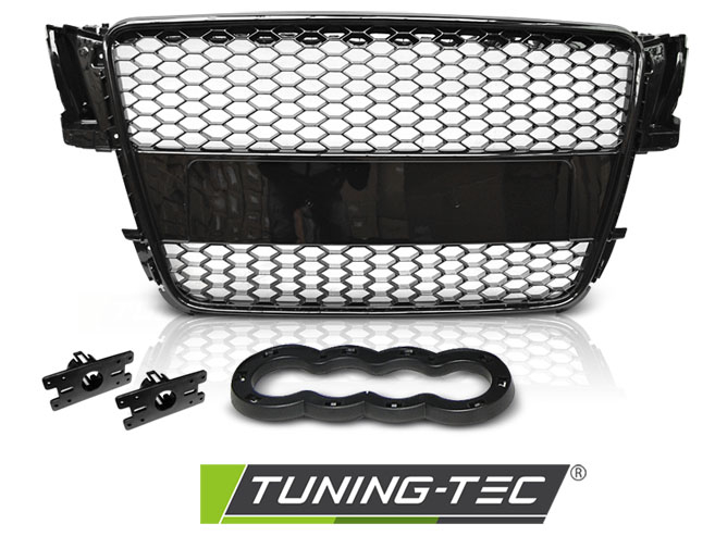 Grila AUDI A5 07-06.11 RS-STYLE negru lucios [2]